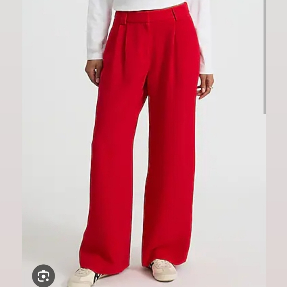 Women's Wide Leg High Rise Pants